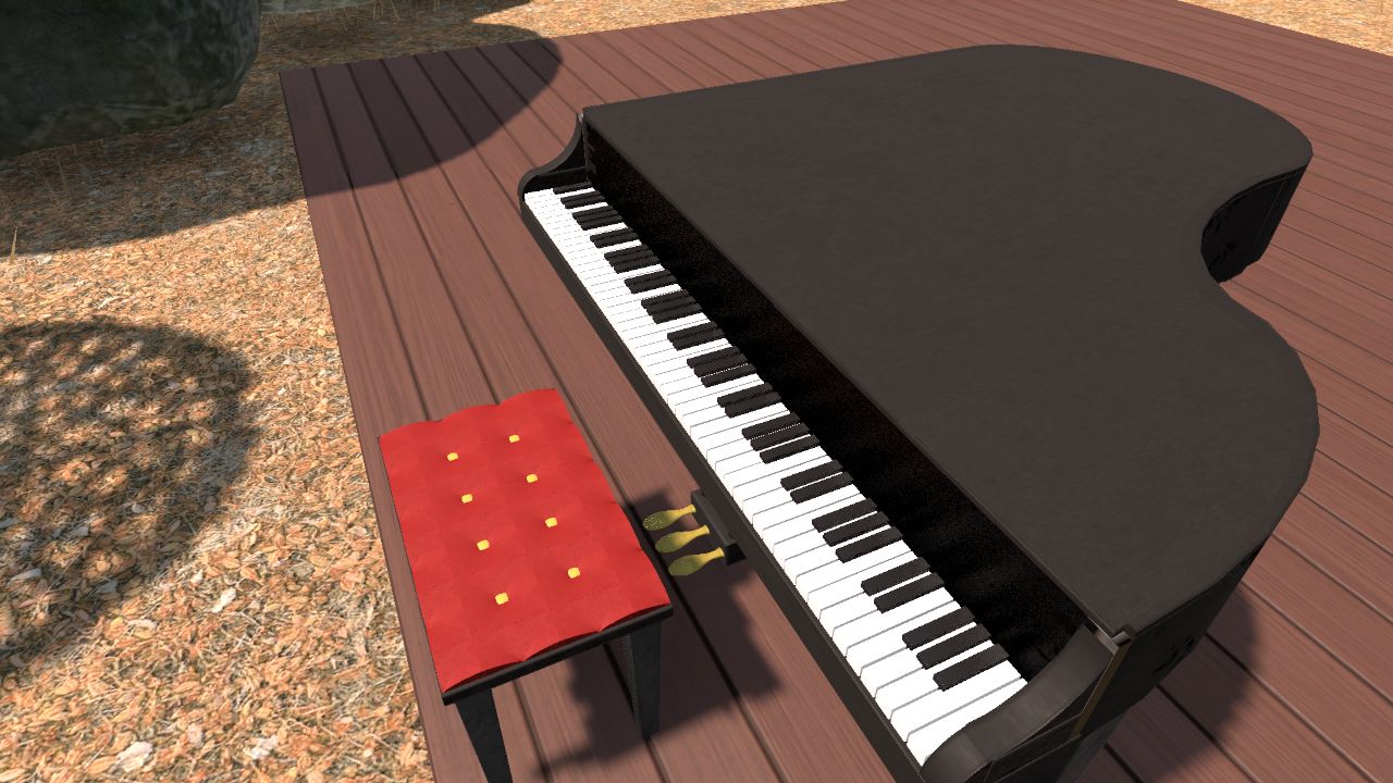 baby grand piano