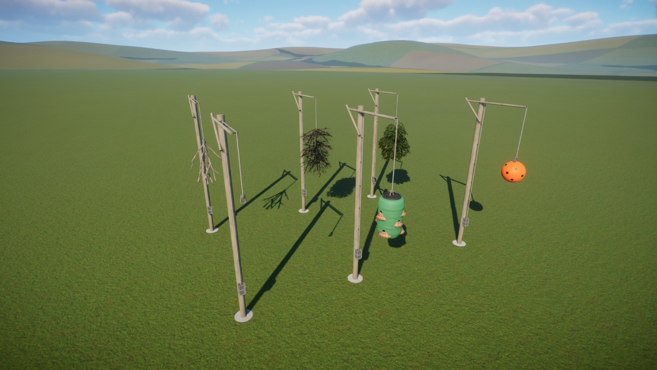 Giraffe and elephant tall feeders