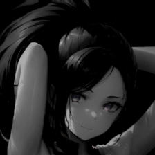 momo yaoyorozu dark background / colored 4K +18 (4 versions)