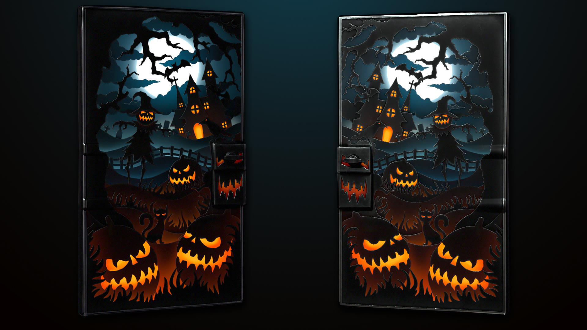 Grim Farm Metal Door