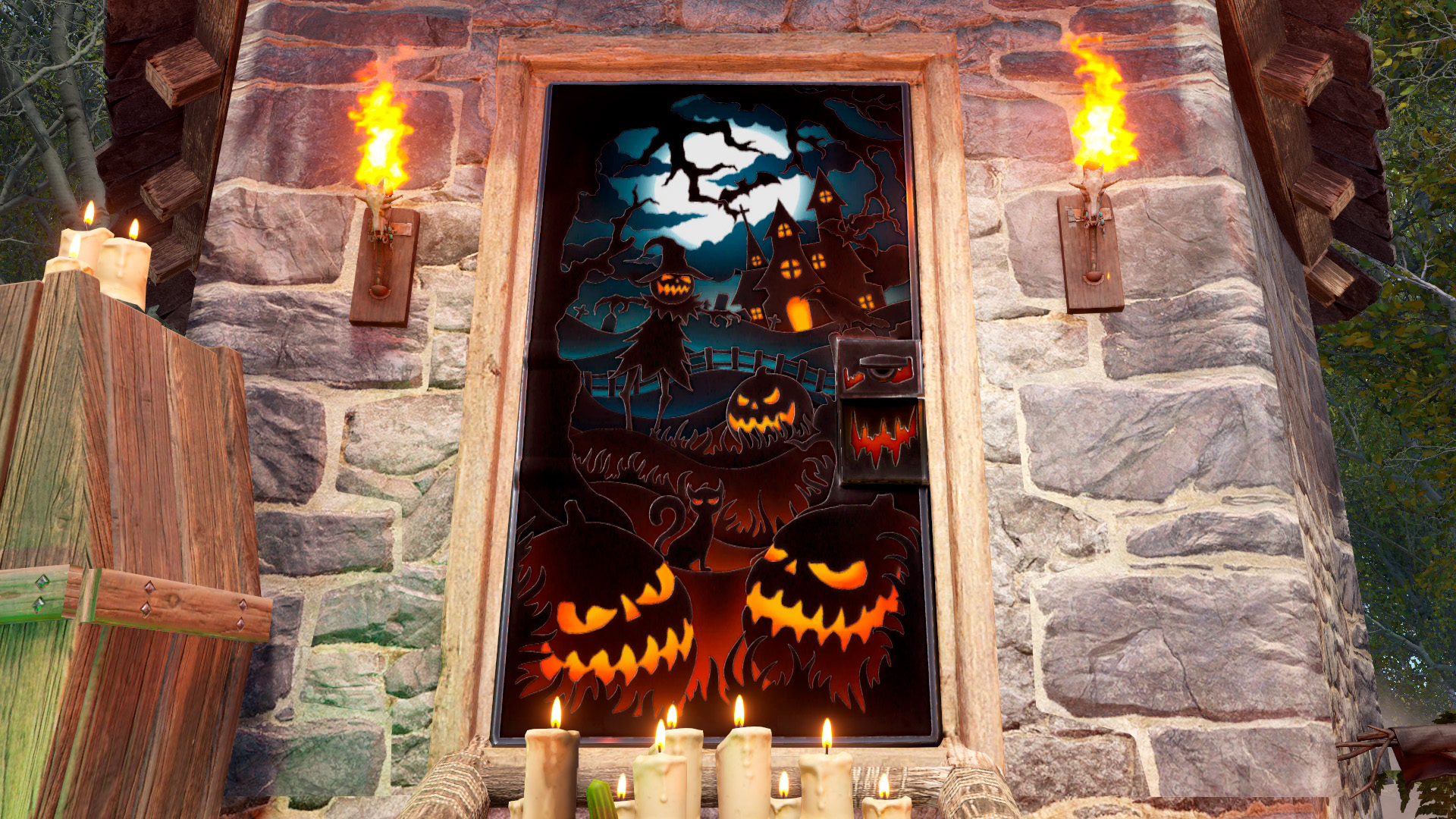 Grim Farm Metal Door