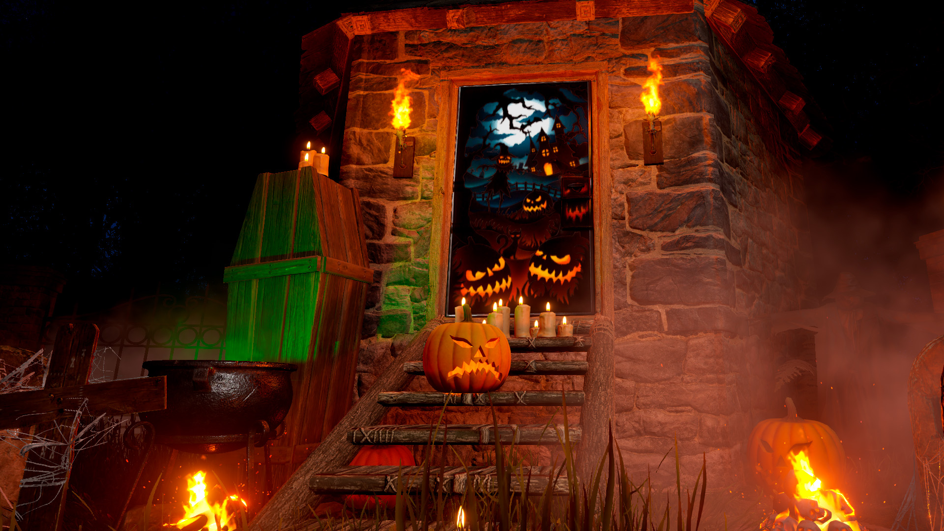 Grim Farm Metal Door