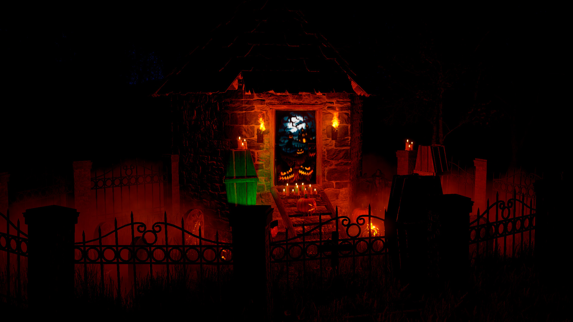 Grim Farm Metal Door