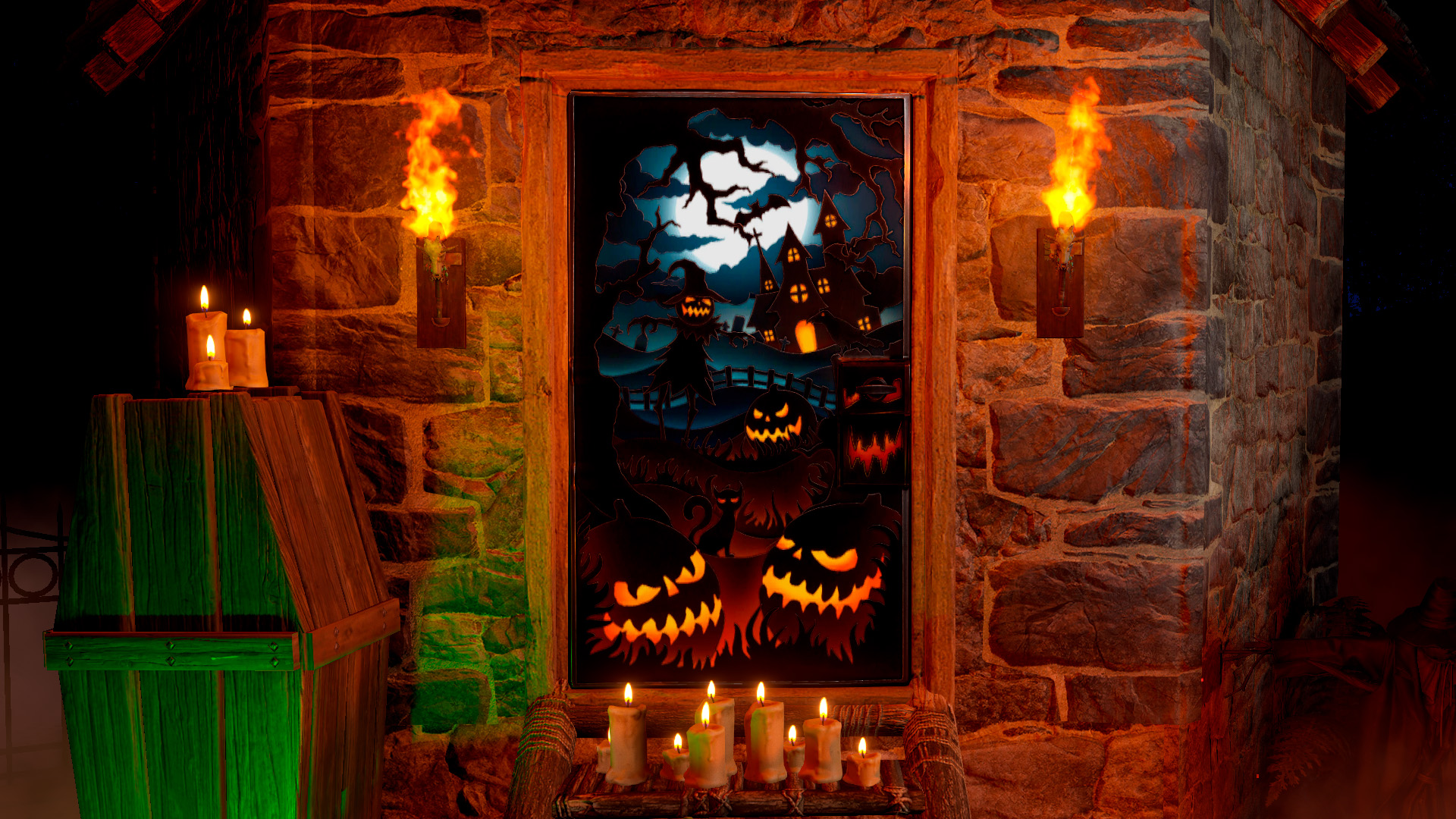 Grim Farm Metal Door
