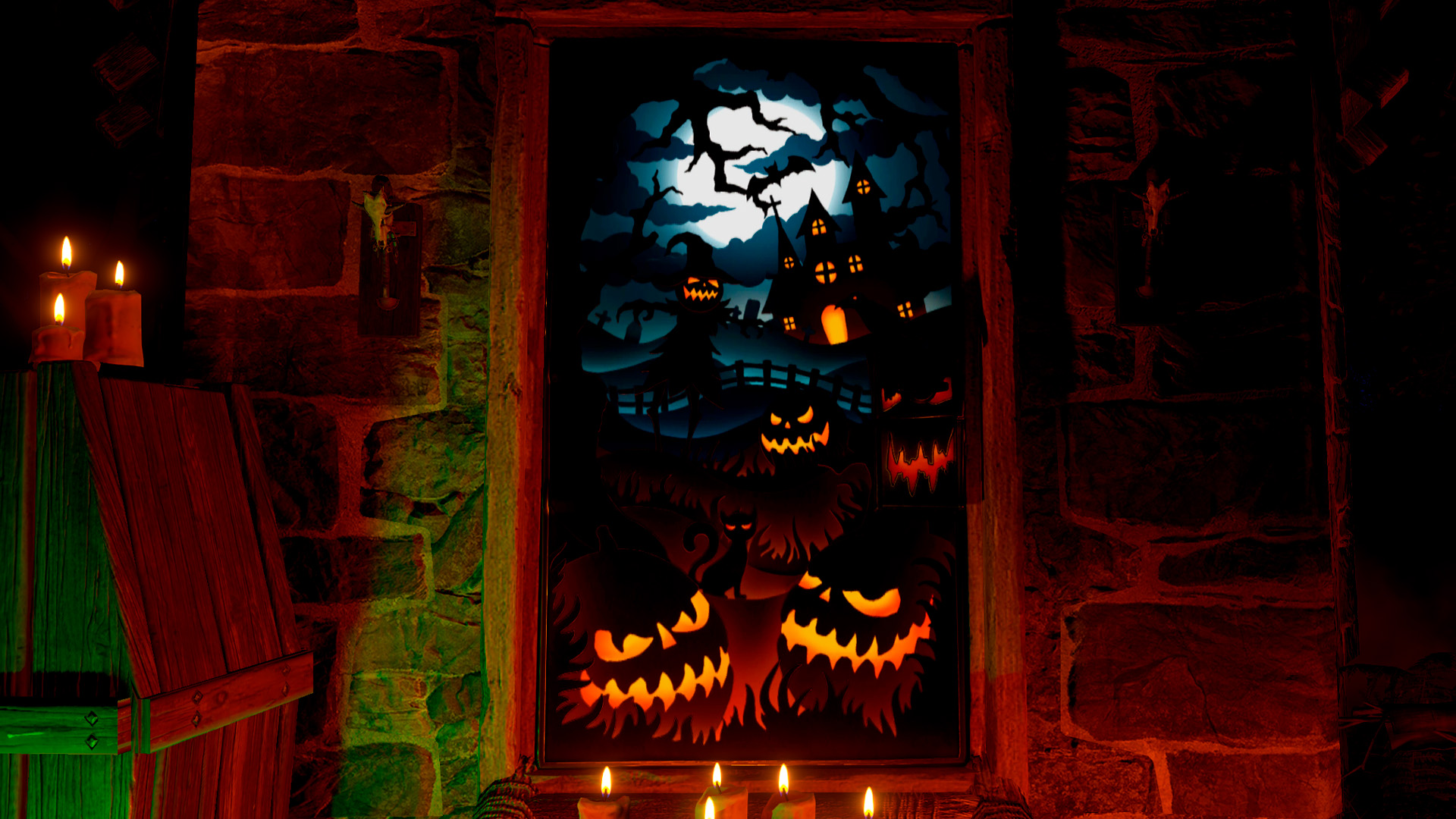 Grim Farm Metal Door
