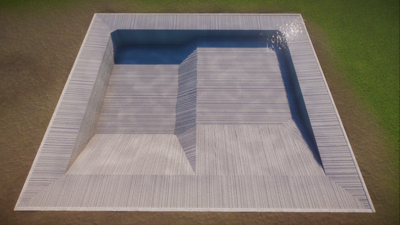 17x20m 3d-Printed Tactile Concrete Pool preview