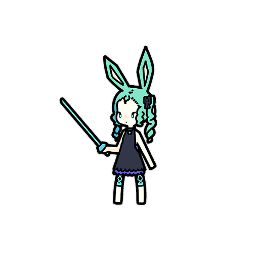 Spellsword Rabbit (Lunar Palette)