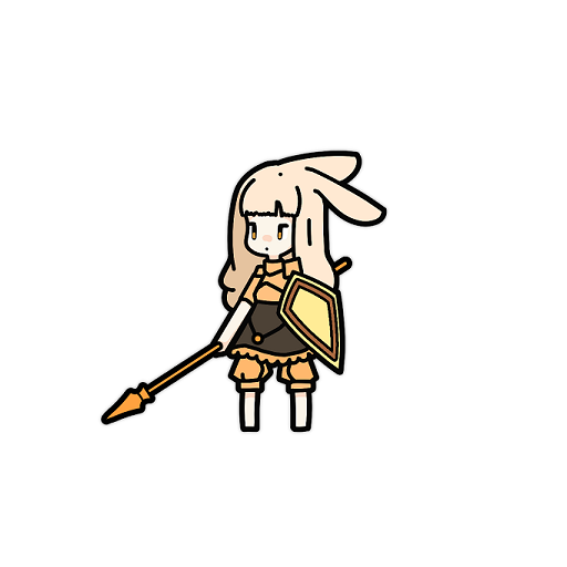 Defender Rabbit (Lunar Palette)