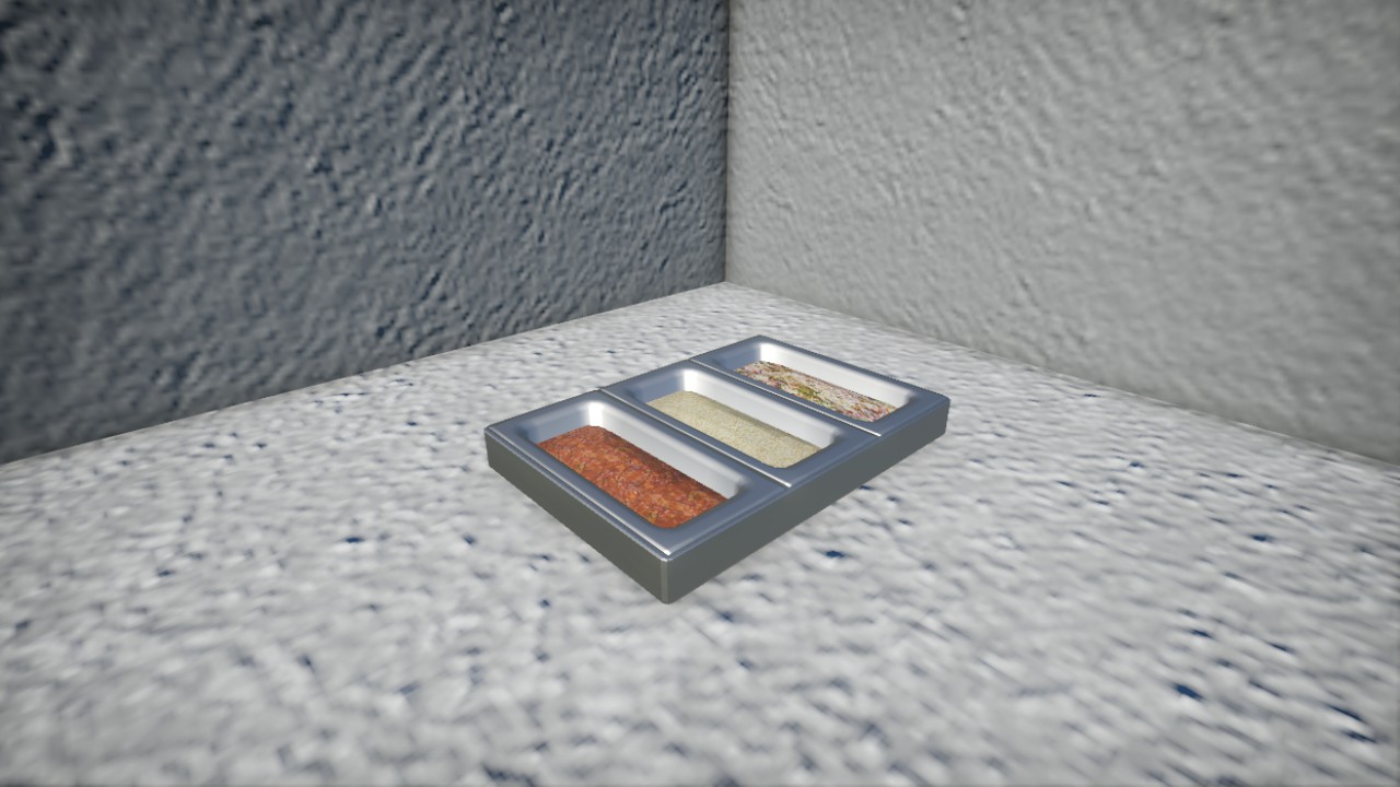 Steam Tray With Food