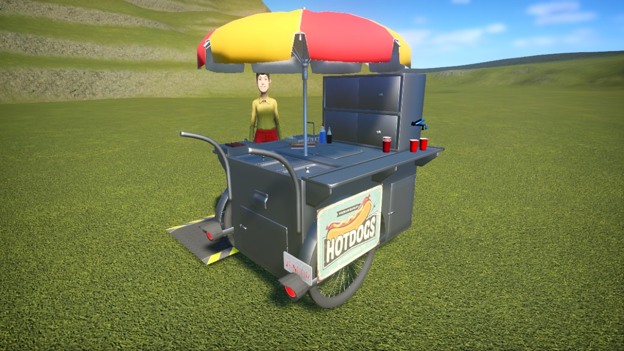 Genaric Hot Dog Cart