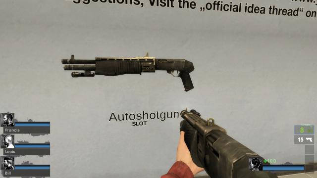 HL2 Shotgun (Replaces Autoshotgun)