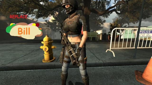 point blank (Bill)
