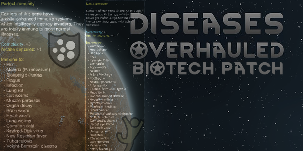 Diseases Overhauled Biotech Patch