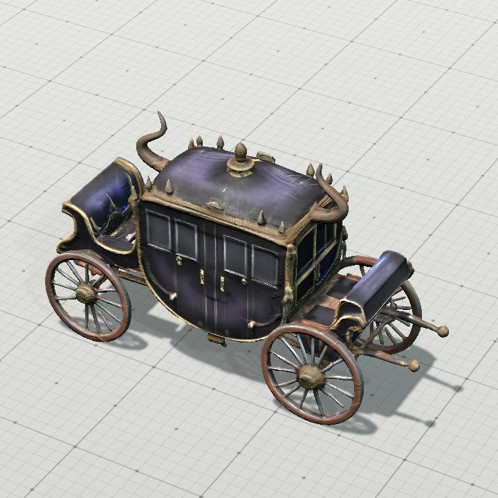 Spiky Black Carriage