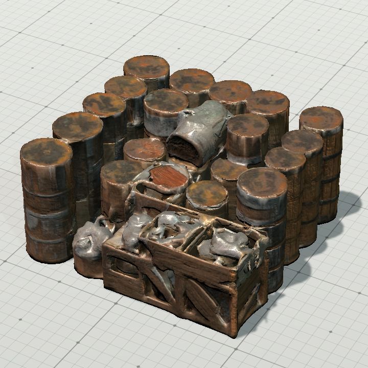 Rusty barrels and junk (1)