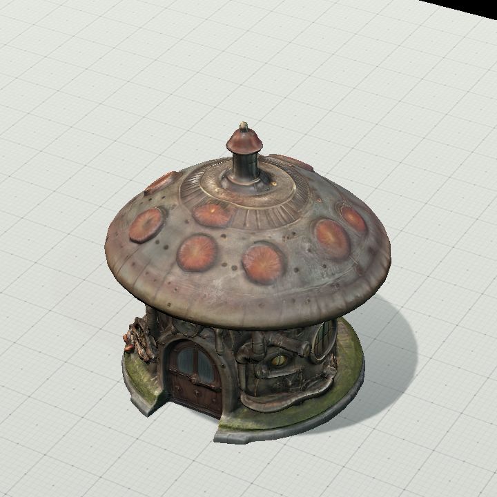 Steampunk Mushroom House