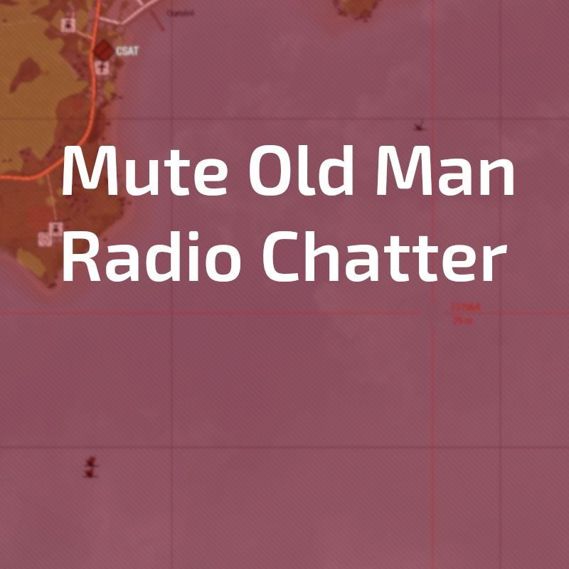 Mute Old Man Radio Chatter