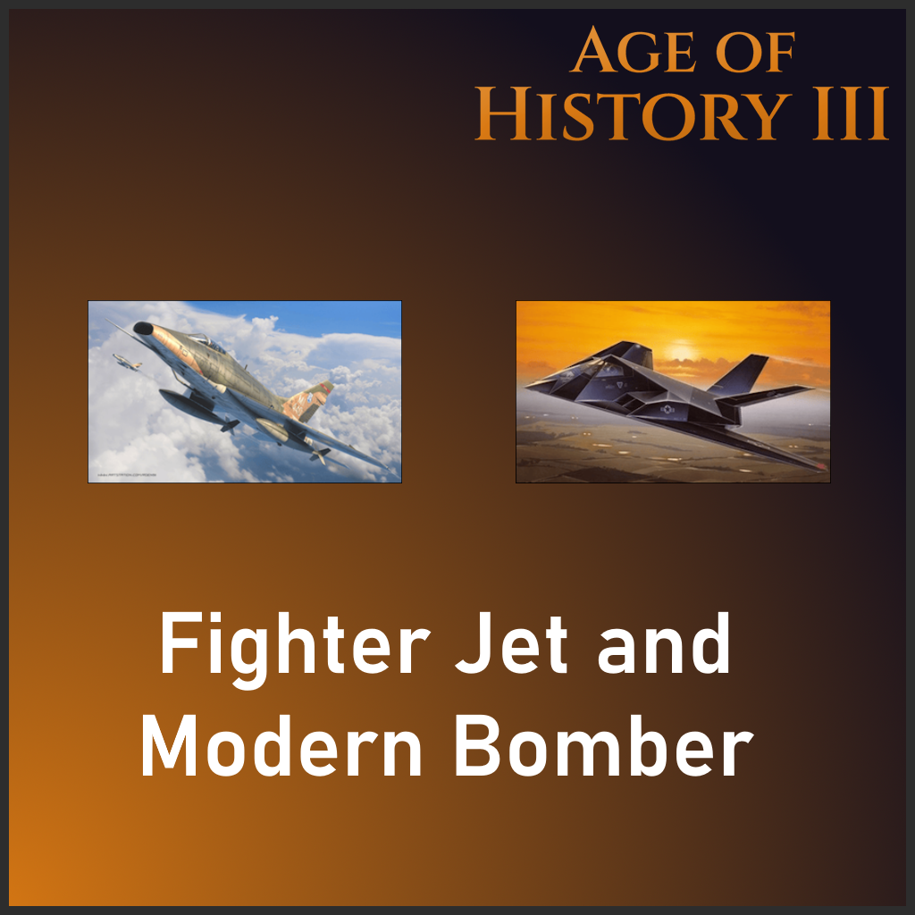 Fighter Jet and Modern Bomber