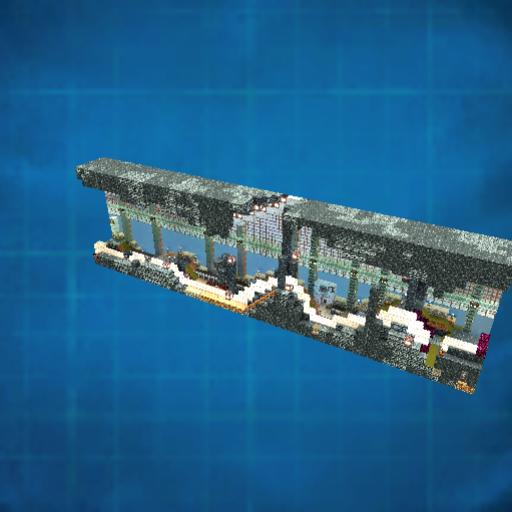 underground wall - east span - north half
