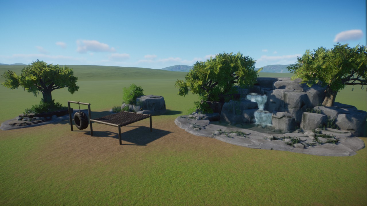 Gorilla habitat centerpieces preview