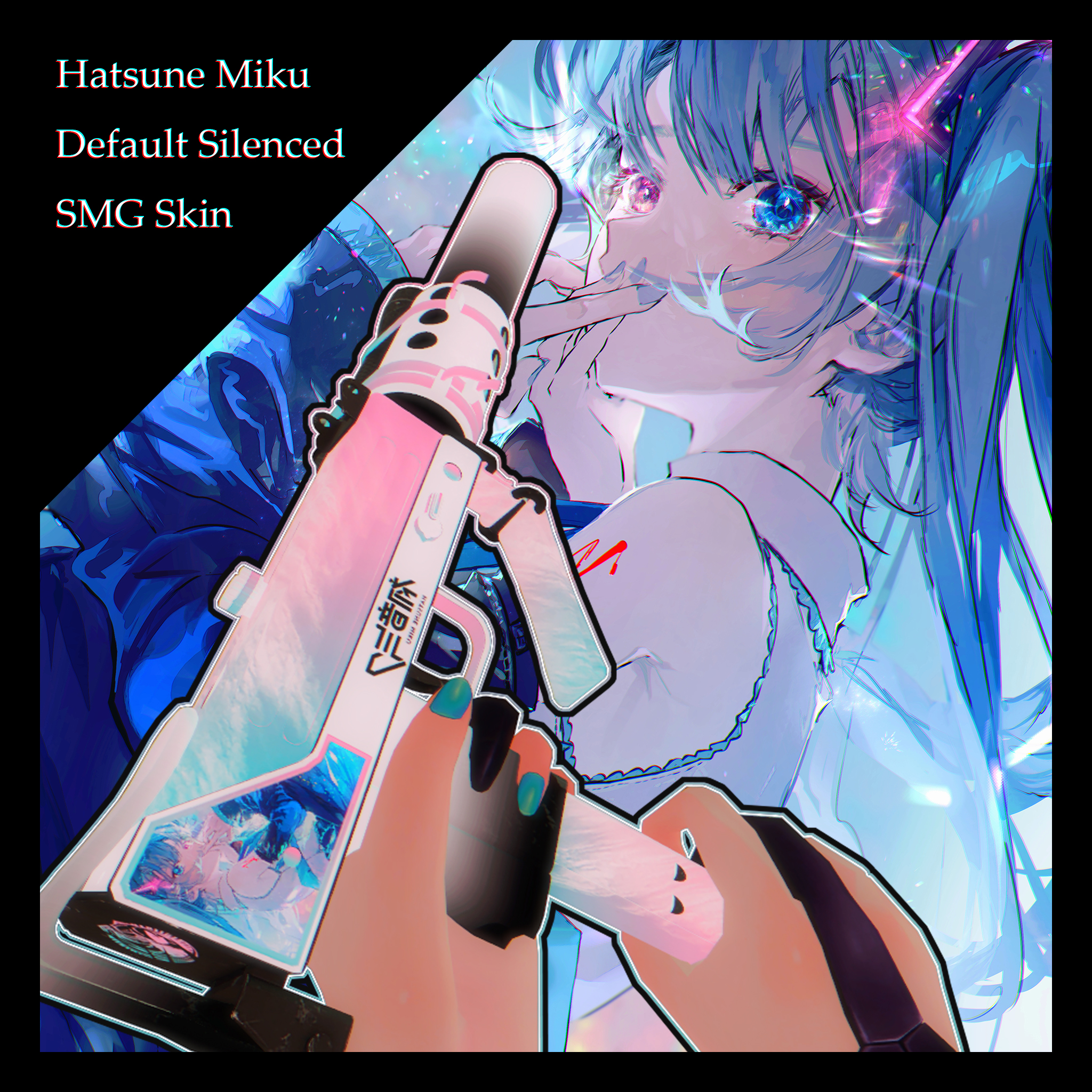 [SKIN] Default Silenced Smg: Hatsune Miku(Glow) – Left 4 Dead 2 Mod