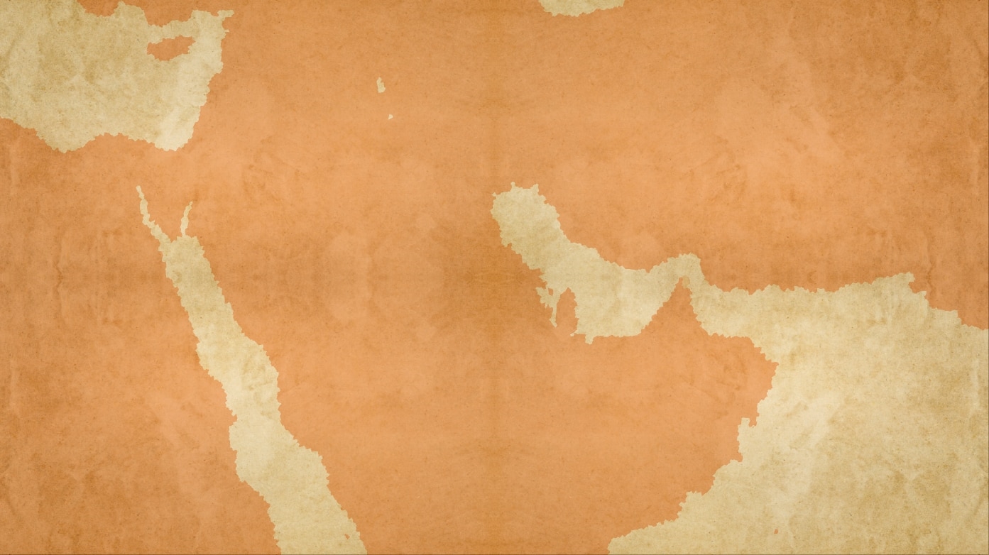 Middle East Map (No Country)