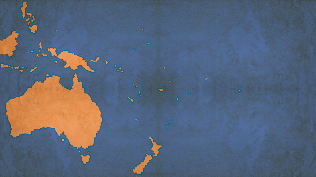 Oceania Map(No Country)