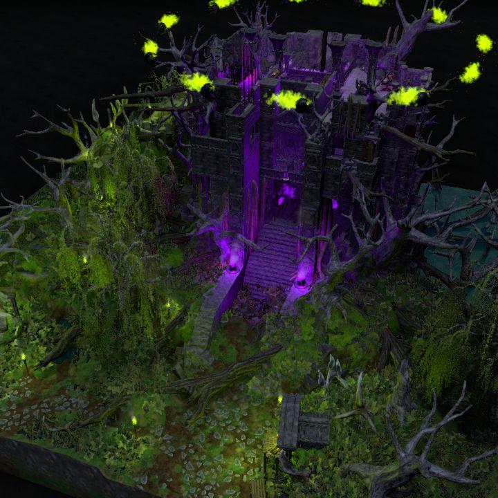 TAINTED TOWER - SEAT OF A DEMONIC CULT - LVL3 / lower part, DAMchallenge 'haunted'