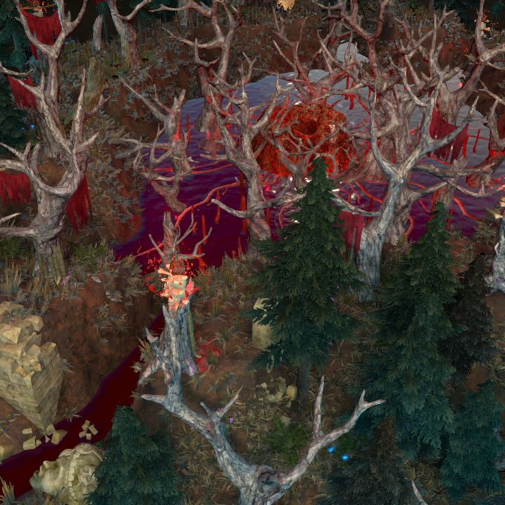 Heart of the Haunted Forest, 44x34, refurbished basic day version