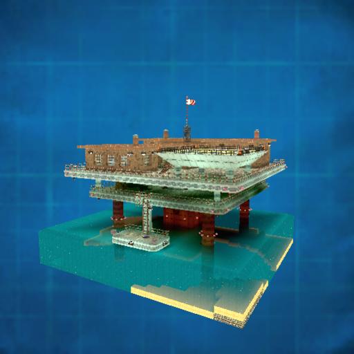 Bohrinsel - Oil-Platform
