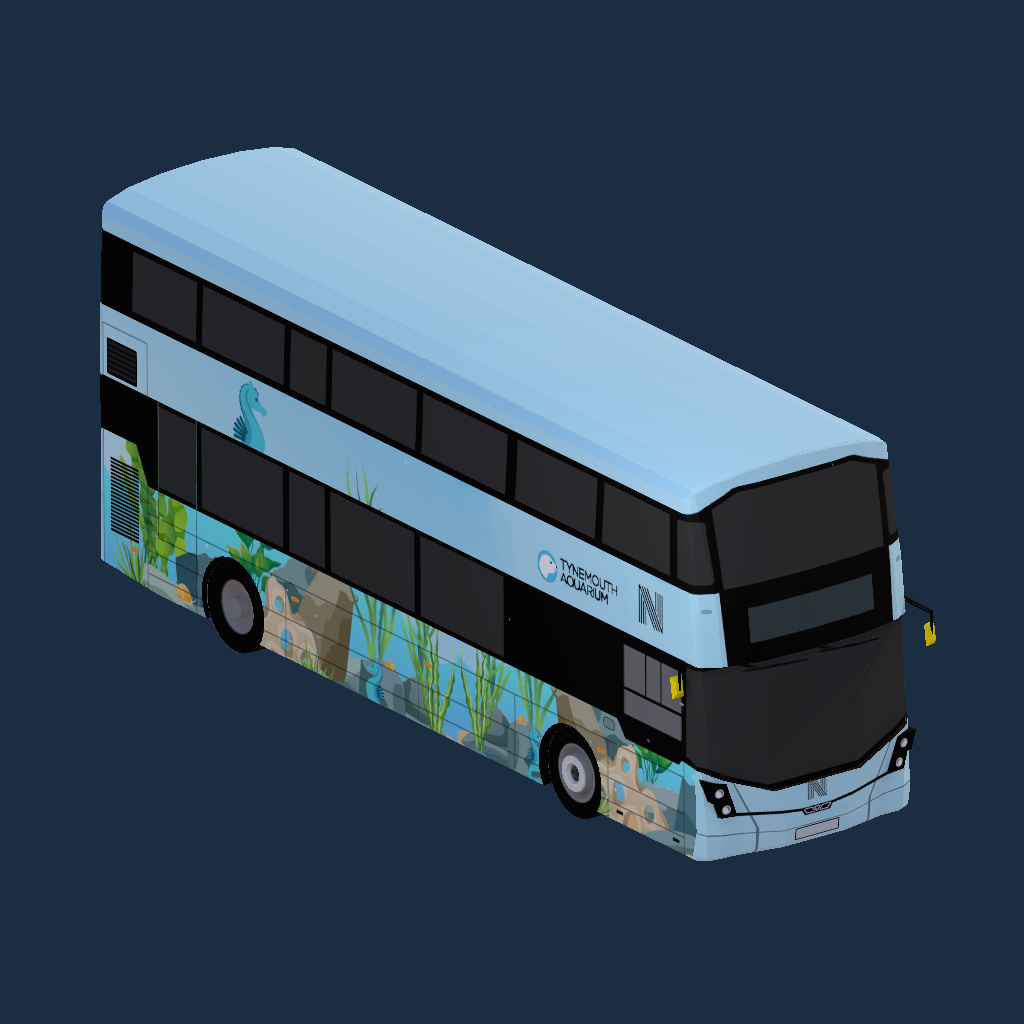 NewcasLinks G3 Tynemouth Aquarium Ad Wrap
