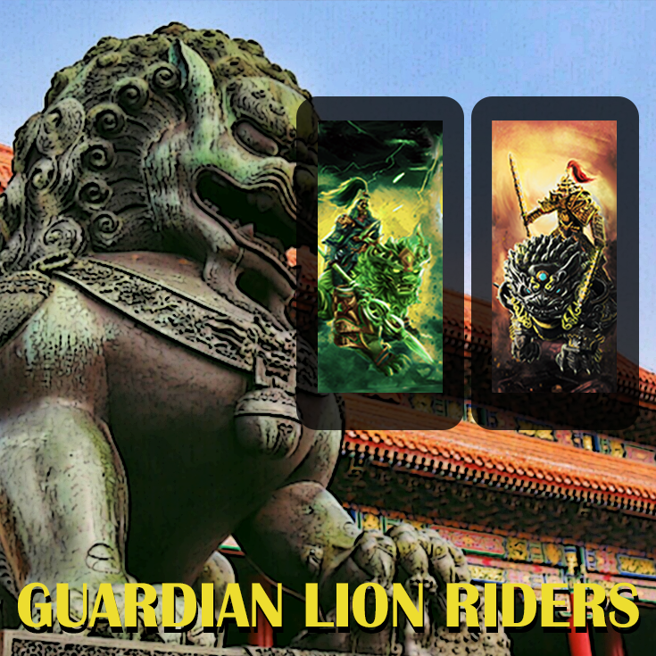 震旦石狮骑兵 Guardian lion riders of Cathay 2x Unit size EN (submod)