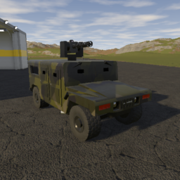 A - Labs™: 2024 Royal Hydrogen Powered SUV / Offroader Full Militarized Model Bed Cover Turreted
