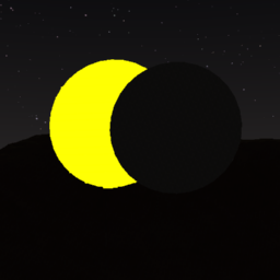 Working solar eclipse