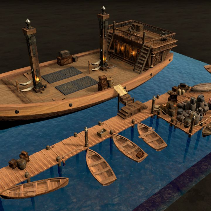 Docked Ship
