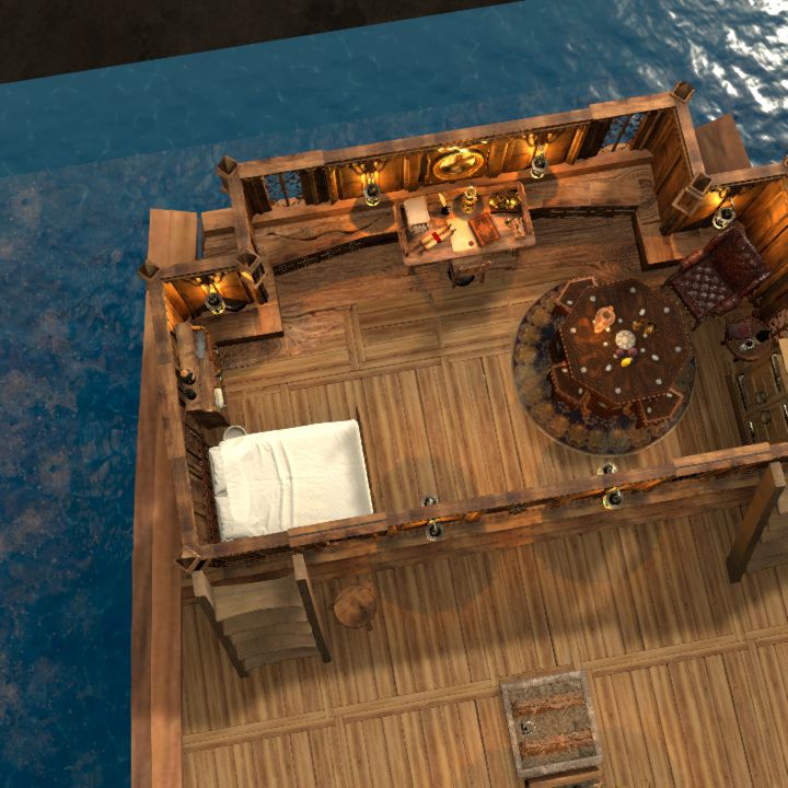 Ship at Sea, Captain's Quarters
