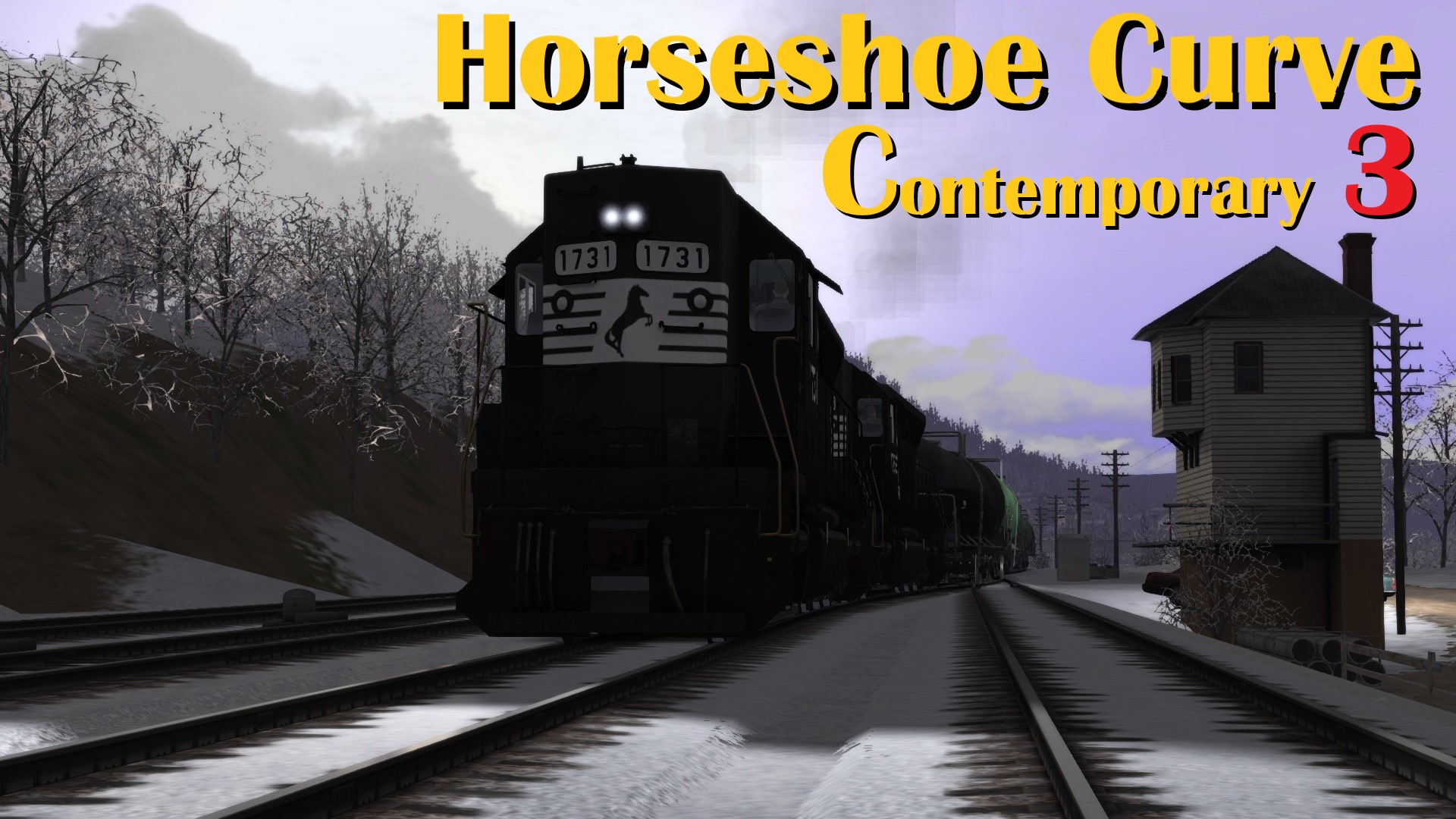 N.S1213 Horseshoe Curve South Fork Norfolk Southern SD45 to Johnstown