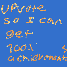Upvote for achievement
