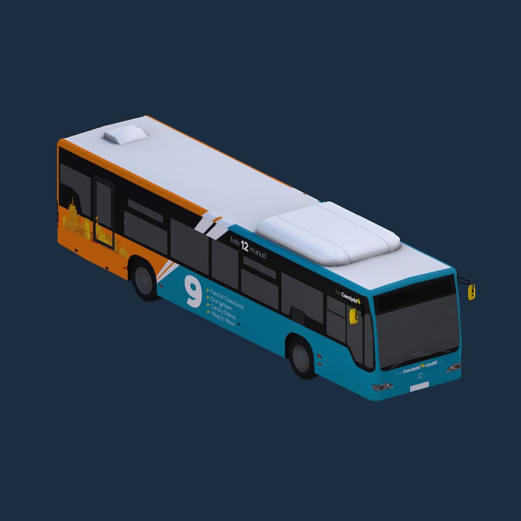 Cardiff Bus 9 Branded O530