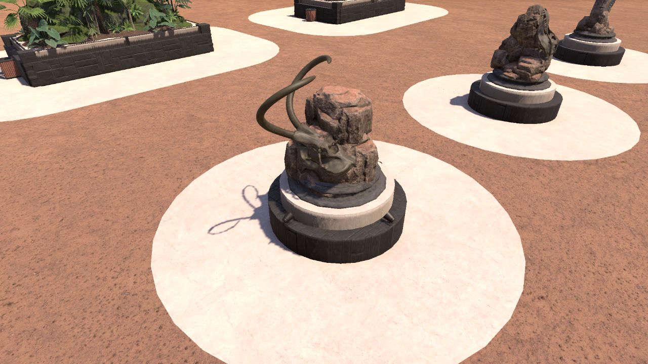 Mammoth Skull Statue