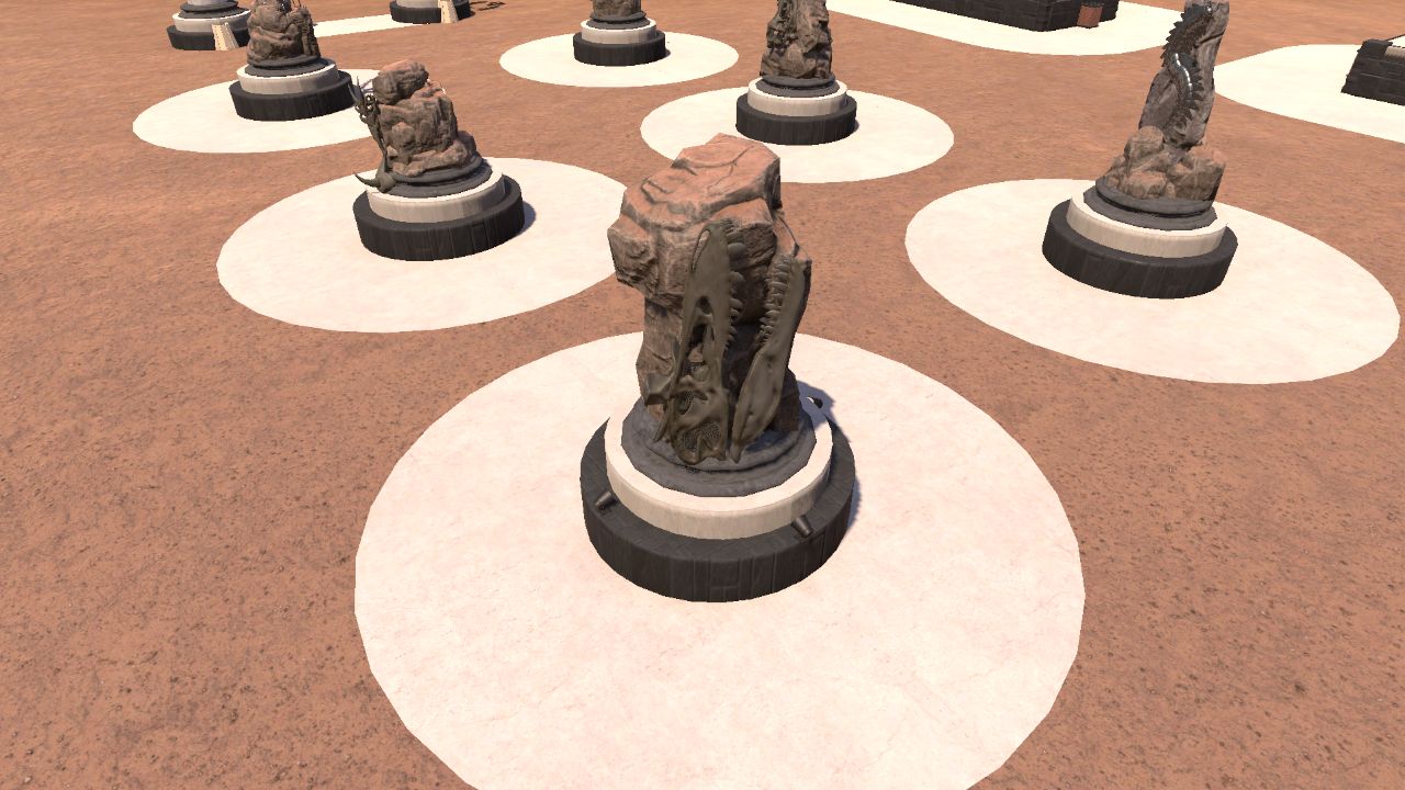 Spino Skull Statue
