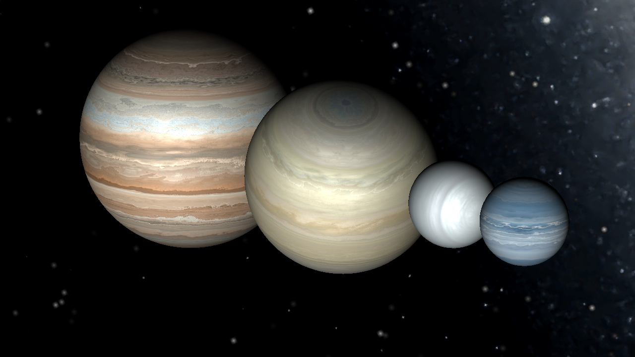 8K Banded Jovian Planets By OCSE744