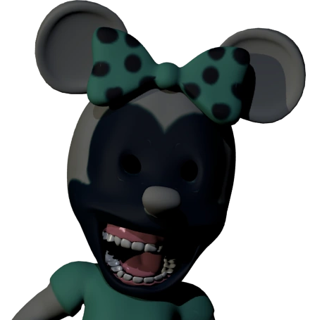 Photo Negative Minnie Mouse (Five Nights At Treasure Island) InfectionHUD Portrait - Rochelle