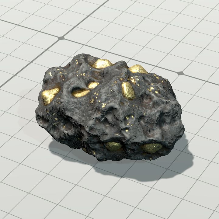 Meteorite, Gold