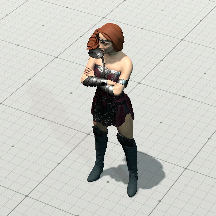Warrior, Redhead [Token]