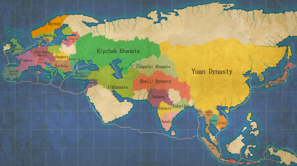 The World in 1300