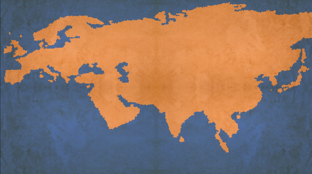 Eurasia Map(No Country)