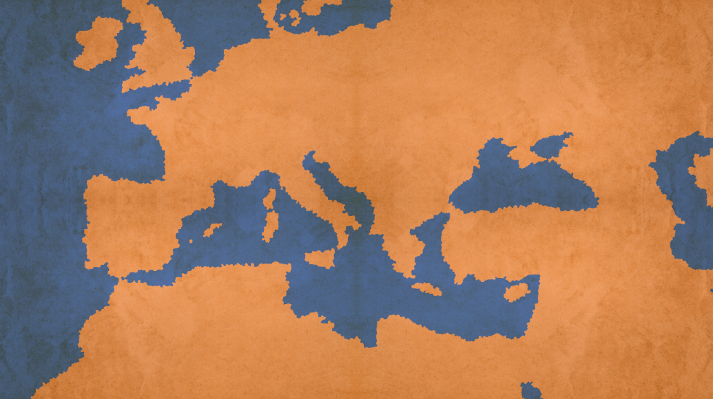 Europe Map(No Country)