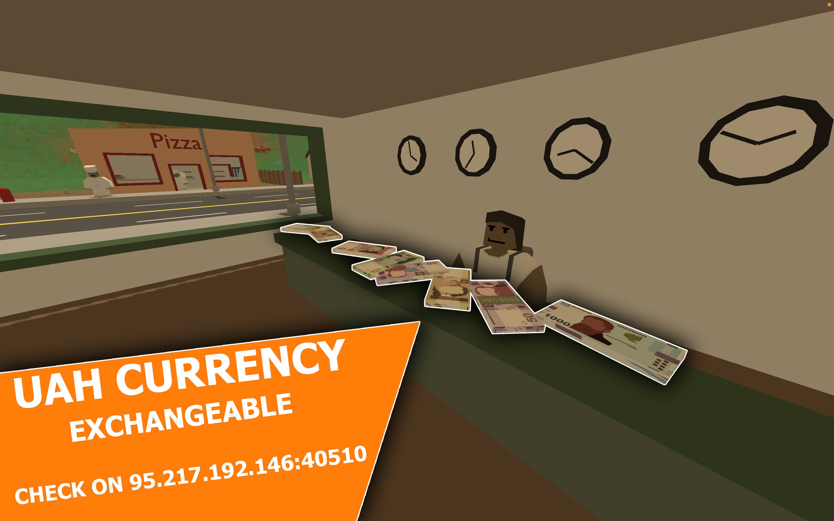 UAH Сurrency – Unturned Mod