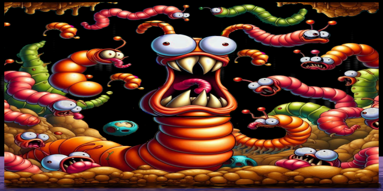 worm  level with secret buildings